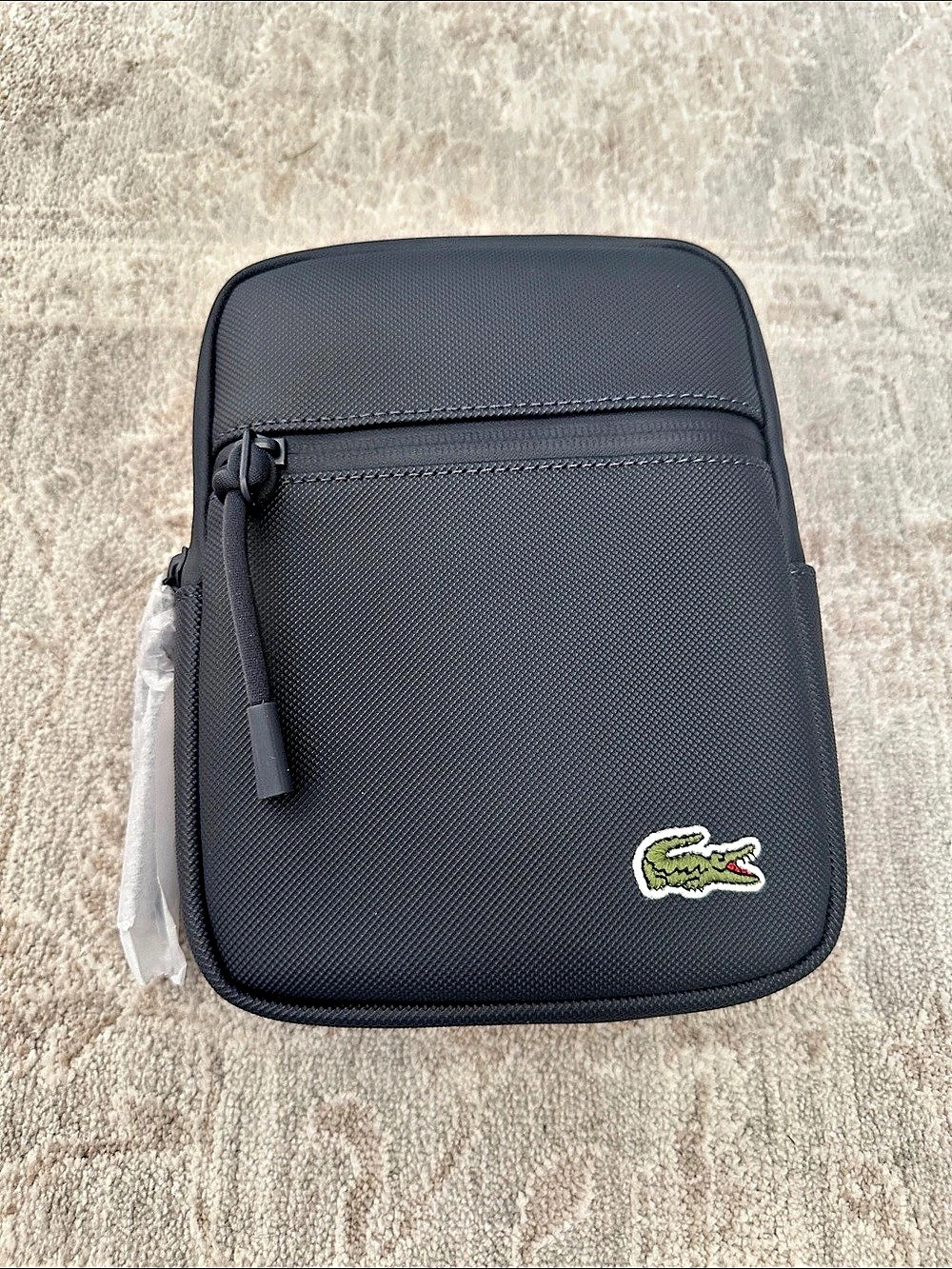 Small Lacoste Slimline Satchel. Eclipse color. NWT’s.